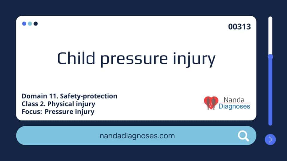 Child pressure injury