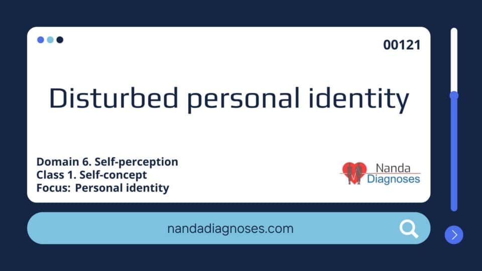 Disturbed personal identity