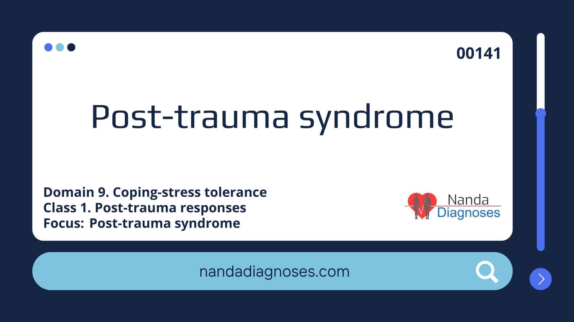 Post-trauma syndrome