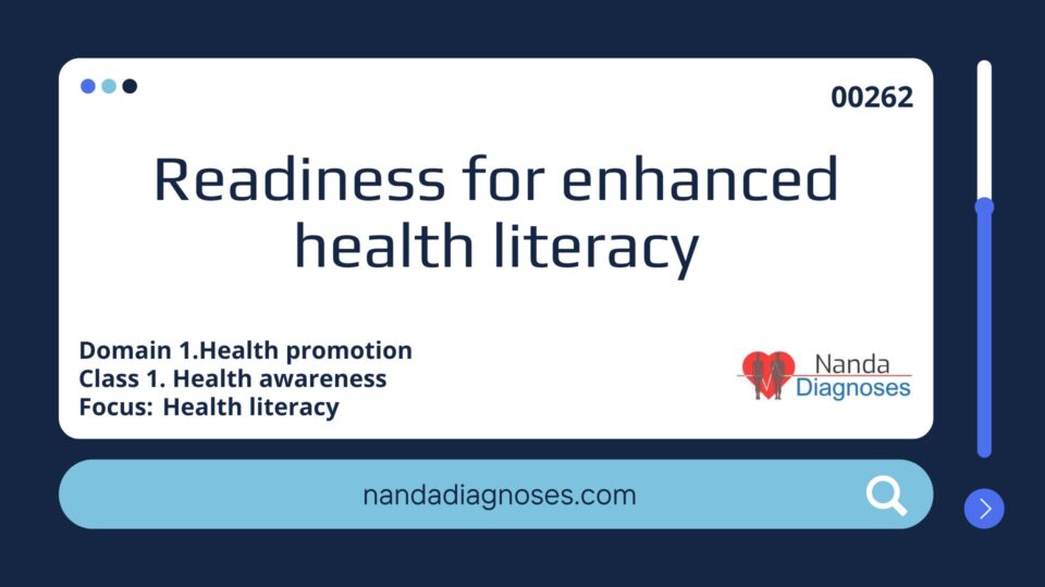 Readiness for enhanced health literacy