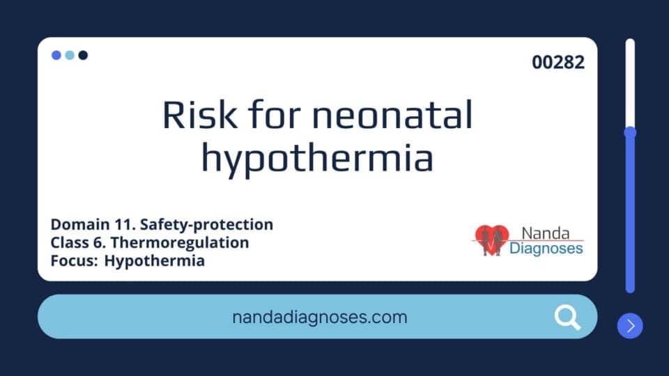 Risk for neonatal hypothermia